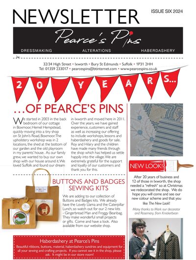 Newsletter issue 6 — Summer 2024 front page