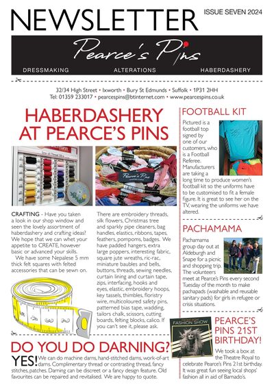 Newsletter issue 7 — Winter 2024 front page